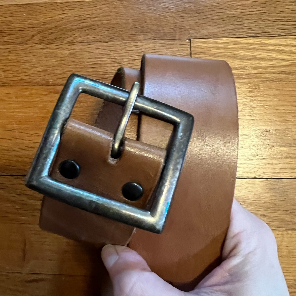 Re/Done leather belt